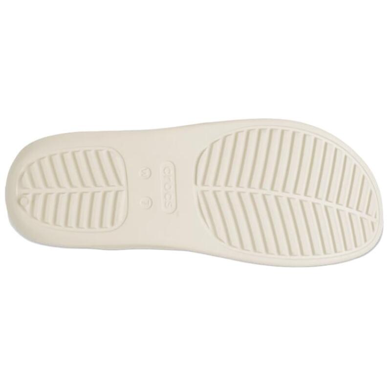 Crocs Getaway Fashion Temperament Anti-Abrasion Slippers Women's Milky White