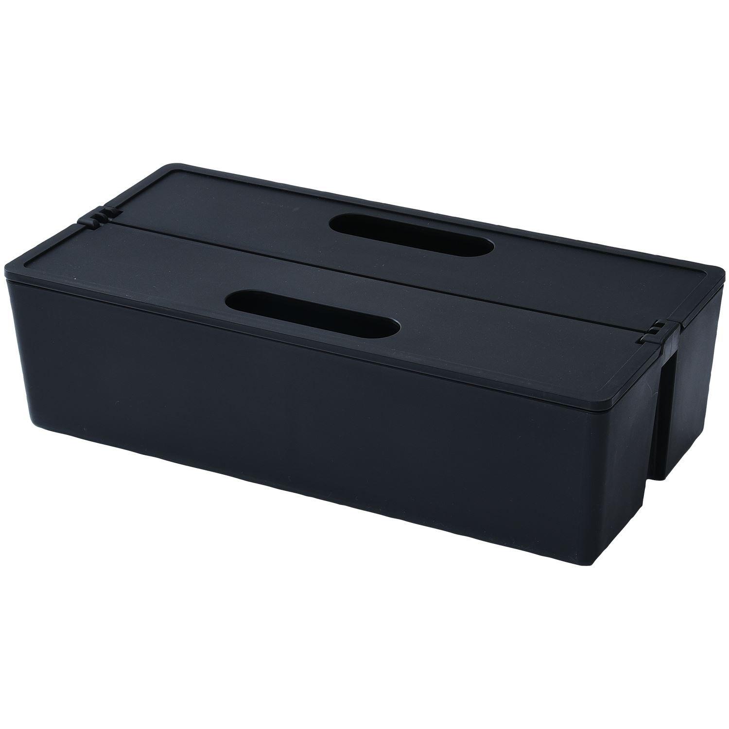 

YAMAZEN Storage Box Polypropylene Carcon M Deep Black 32 x 16 x cm 9.3 KC-M-BK
