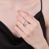 European & American Fashion Elegant Blue Dolphin Zircon Adjustable Ring for Women