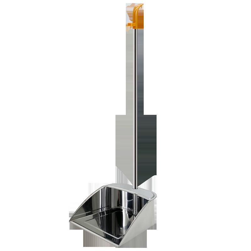 KAPULO Stainless Steel Long Handle Dustpan