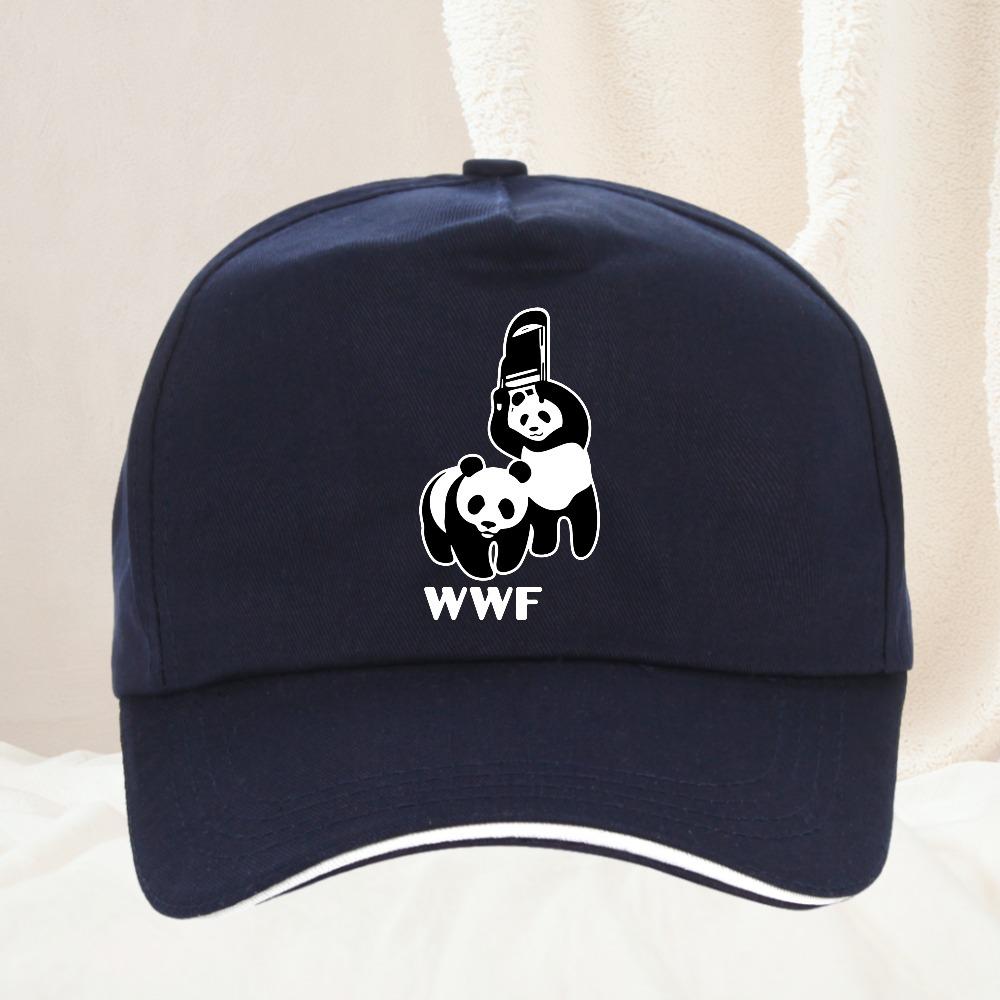 Retro WWF Panda Bär Baseballkappe Unisex Kopfbedeckung Lustige Wrestling Kampf Outdoor Sommer Geschenk Hüte Kappe