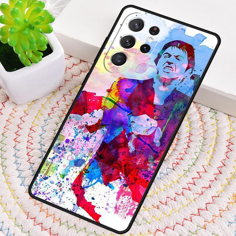 Al Pacino Scarface Bumper Phone Case for Samsung Galaxy note 10 pro S26 Ultra S23 S24 FE S25 S21 S22 PLUS shockproof Cove