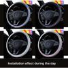 Steering Wheel Cover Glitter,Bling Bling Universal Non-Slip Shiny Colorful Car Steering Wheel Protector Car Decoration Accessories for Car Accessories