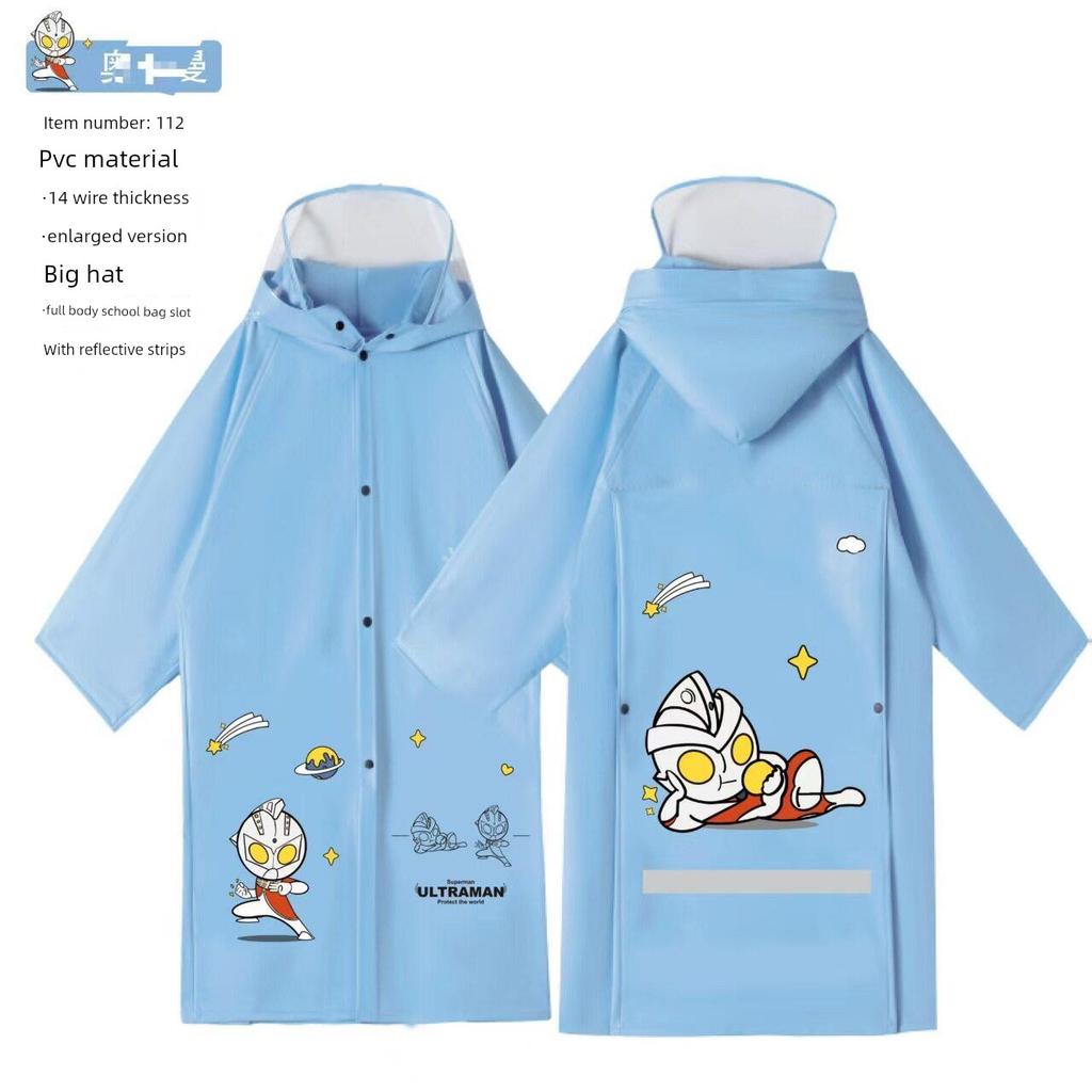 Children's Raincoat, Kidsren's Full-Body Waterproof Raincoat for Girls, 2025 New Model, Rain Gear for Primary School Students, Poncho
