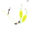 1Pc 2 Hooks Reverse Bottom Rig Flip The Fishing Hair Rigs Hook Iseni Fishing Hook Ready-To-Use Size3#-11# Carp Rigs Fishing Lure