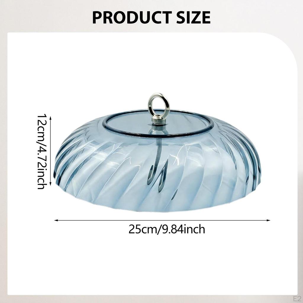 Baffle for Bird Feeders Chewproof 9.84'' Dome Cover Weather Protective Patio