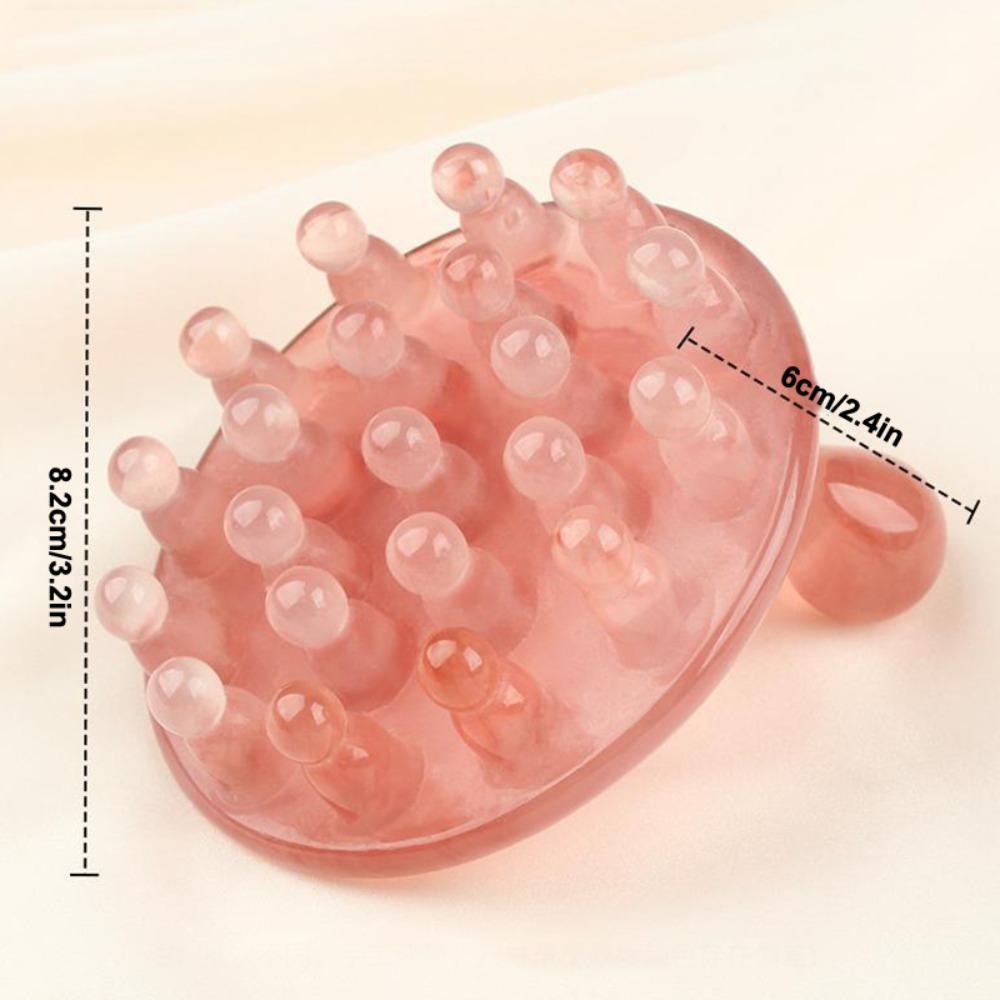 

Anti-static Resin Massage Meridian Brush Massage Tool Portable Stomach Scalp Brush Unblocking Abdominal Massage Leg розовый