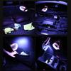 Car LED Touch Light Mini Wireless Car Interior Lighting Magnet Base Car Ceiling Light for Door Foot Trunk Storage USB Charging