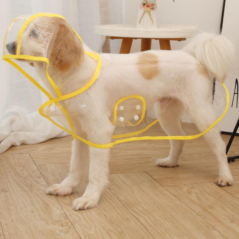 Solide Haustier-Regenmantel für kleine und mittelgroße Hunde, undurchlässig, für Welpen, Hunde, Poncho, Regenmantel, Pudel, Maskottchen, Kleidung, Chubasquero Perro