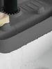 Household Silicone Sink Drain Rack Faucet Splash Proof Water Collecting Pad Sponge Rag Steel Wool Gadget Storage Box