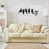Vögel Silhouette Wandkunst Hängende Indoor Heimdekoration Lustige Schwarze Blätter Mit Tier Silhouette Silhouette Ornament Für Zuhause