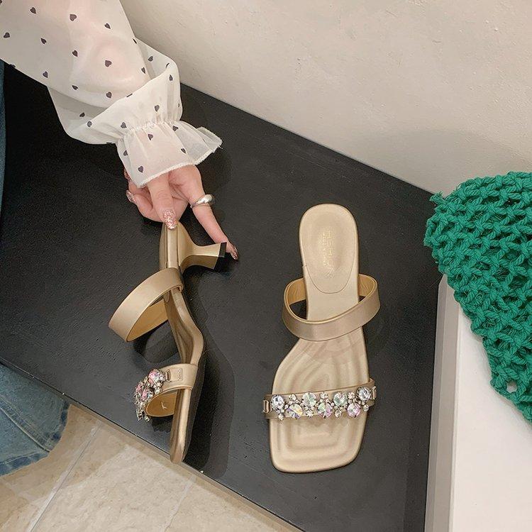 Women s Shoes - Low-heeled Shoes, Slippers, New Style Cool Summer Shoes 35