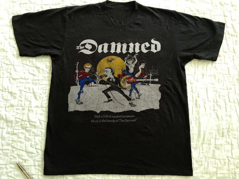

The Damned Vintage punk rare 80s Black Men S-234XL T-shirt ND288 Unisex T-Shirt XXXXL