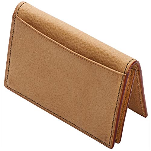 Breilio Minerva Business Card Holder with Gusset, Natural