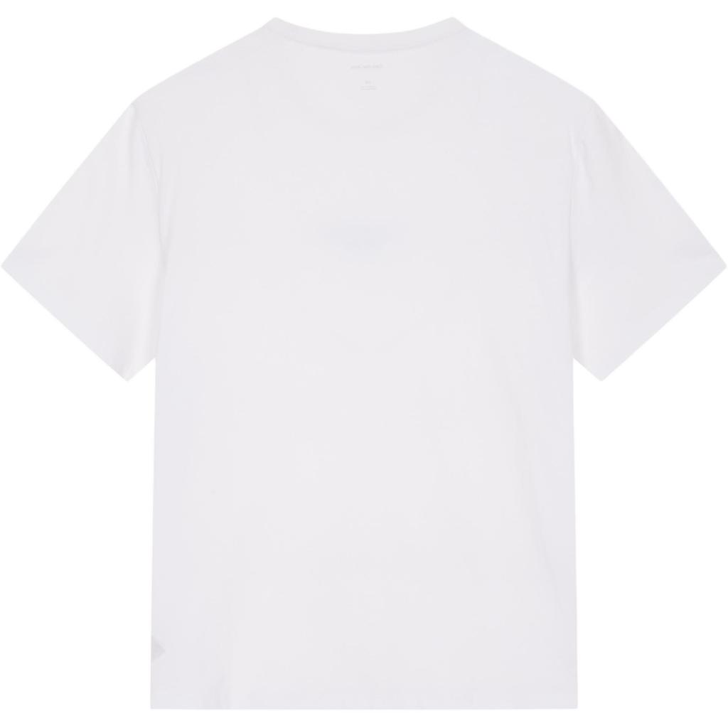 Calvin Klein Round Neck Letter Short Sleeve T-Shirt Men T-Shirts White 4RB824G-YAA