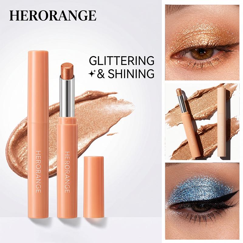Dynamic Luminous Highlighting Eyeshadow Pencil: Waterproof, Sweatproof, Long-lasting, Pigmented, Super Shimmer, Versatile.