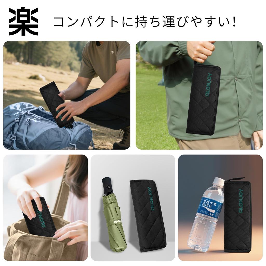 ALONJOY [Large Size, Enlarged Seat] Compact, Ultra-lightweight Aluminum Alloy Folding Chair for Cherry Blossom Viewing, Portable Outdoor Chair with In