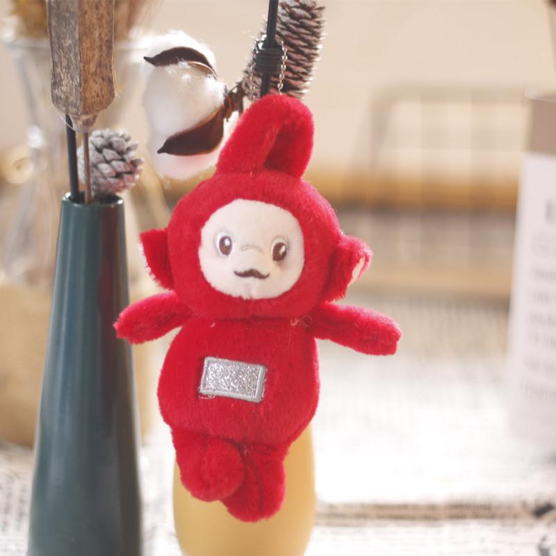 Adorable Llavero de Peluche Teletubbies Lindo Amuleto para Bolso de Muñeco de Animal Juguete Suave