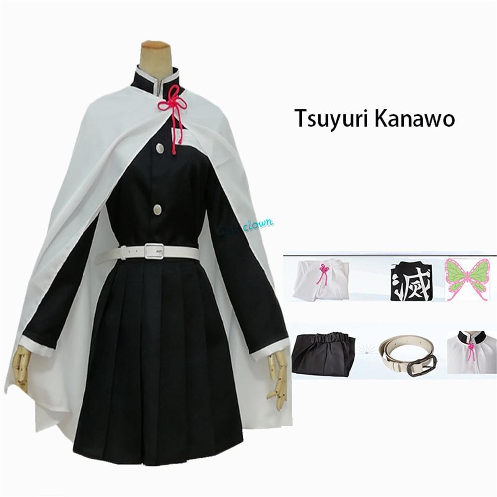 Anime Demon Slayer: Kimetsu No Yaiba Zenitsu Giyu Tanjirou Kamado Nezuko Cosplay Women Kids Men Kimono Uniform Cosplay Costume