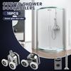 8/16Pcs Shower Door Rollers 23mm Aluminum Alloy Shower Door Wheels Curved Rollers Quiet Shower Door Pulley Bathroom Accessories