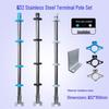 Pulse Electronic Fence Accessory Set: Aluminum Alloy Brackets & Posts (10 Sets) with Free Shipping