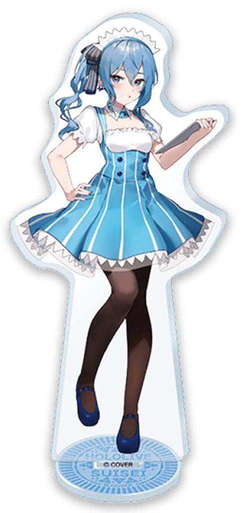 x Campaign Acrylic Stand Suisei Hoshimachi Maid “Hololive Lawson” (Lawson Clothes)