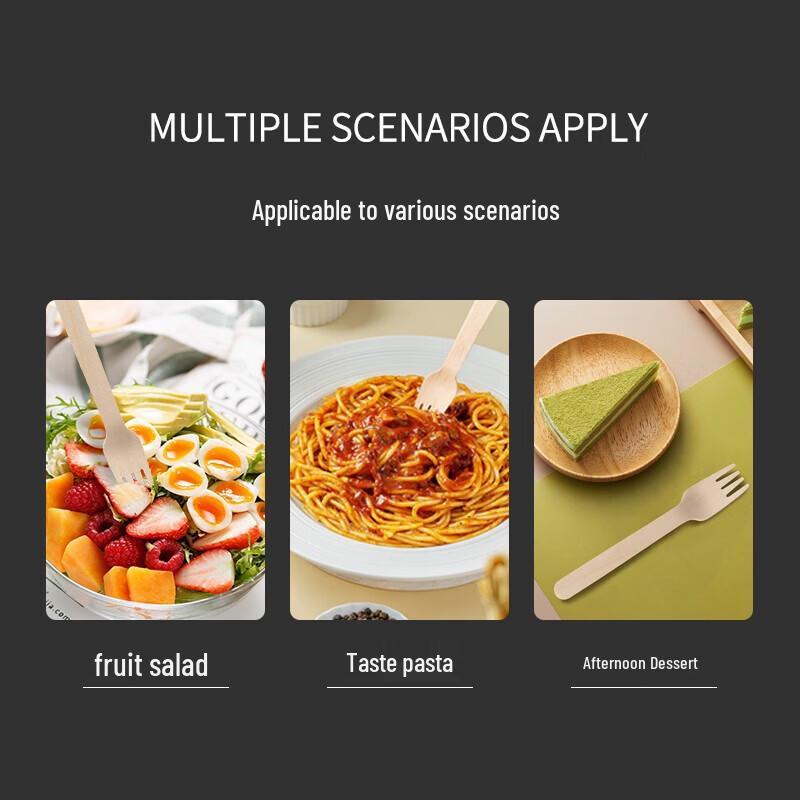 Eco-Friendly Disposable Wooden Forks