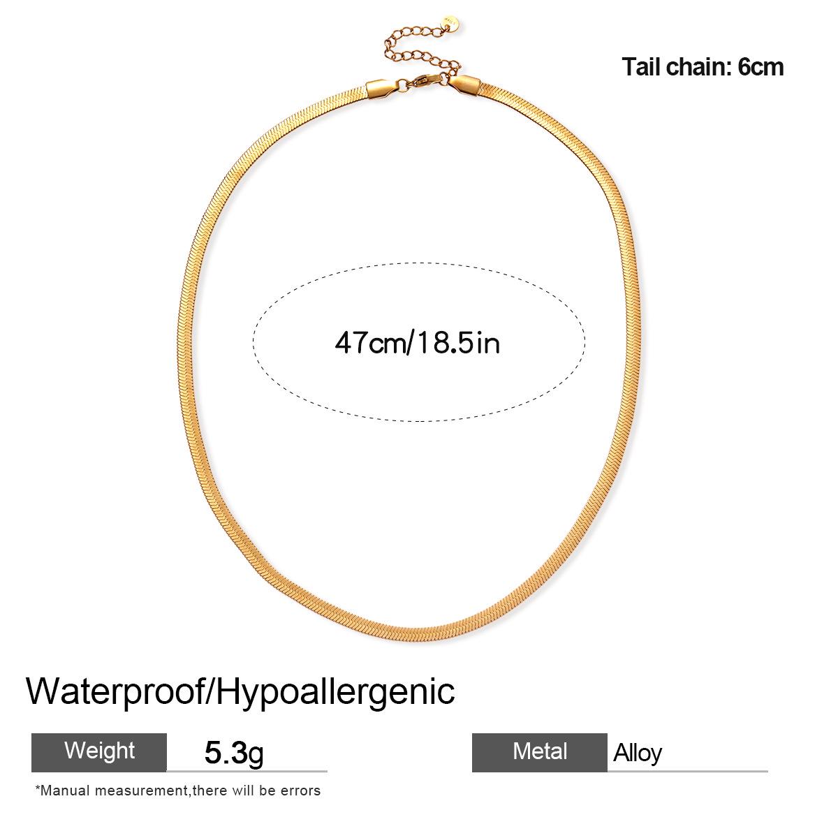 

Ожерелье-цепочка из нержавеющей стали со змеей: Элегантный, Универсальный Чокер для Женщин