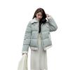 Winter new lamb wool small cotton-padded clothes women's short small lapel bread clothes cotton-padded jackets trendy