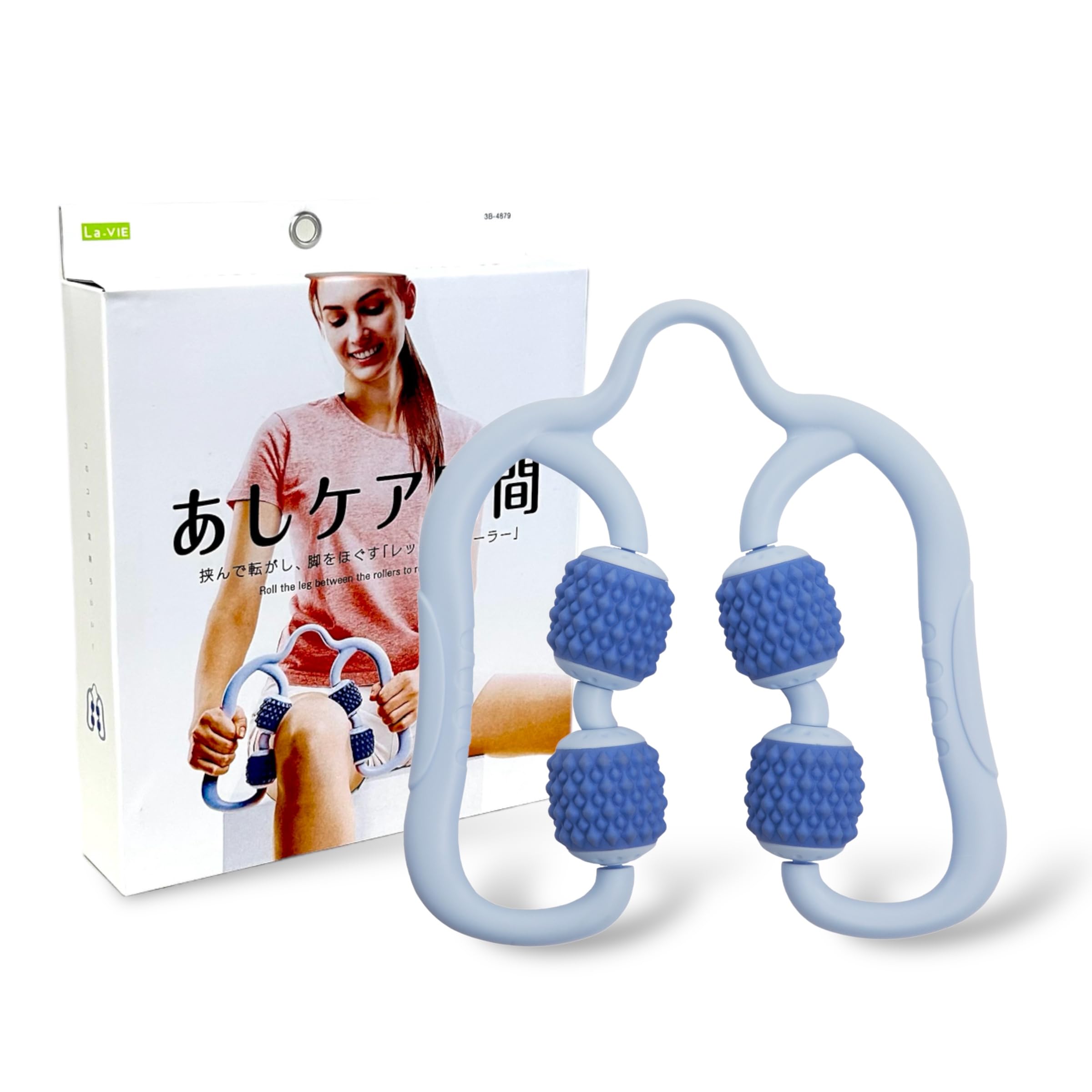 

La-VIE Fascia Roller for Foot Care, Calf, Thigh, and Foot Massage, 3B-4879 [Genuine Manufacturer Product]