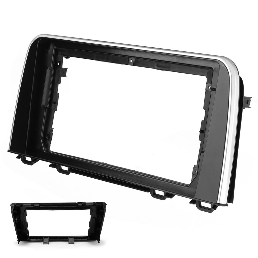10.1in 2‑DIN Radio Mount Fascia Frame Trim Black Auto Accessory Replacement for HONDA CRV 2017