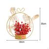 Chinese Flower Basket Ornament Decorative Desktop Photo Props Spring Festival Wall Hanging Harvest
