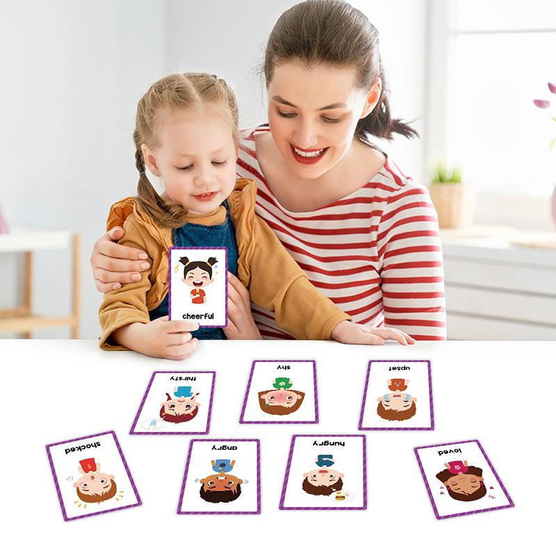 Montessori Kinder Lernen Englische Wörter Karten Kindergartenlehrer Frühpädagogik Lehrmittel Wortschatz Klassenzimmerbedarf