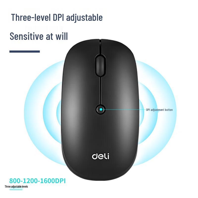 Deli LN210-B Wireless Mouse