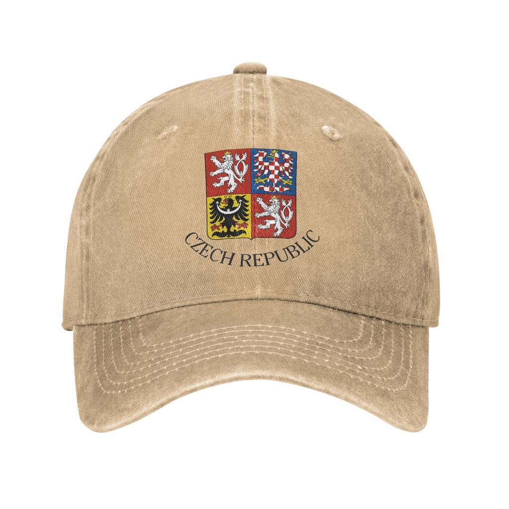 Wappen der Tschechischen Republik Baseballkappen Zubehör Für Unisex Verstellbare Trucker-Kappe