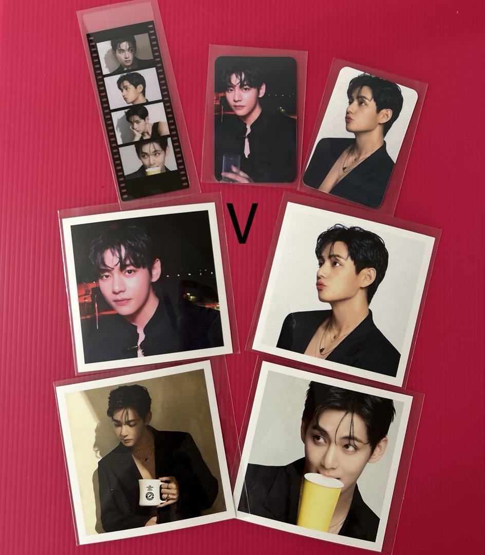 

[USED] BTS V Film Bookmark • Double-sided Hologram Photo Card • Double-sided Square Photo