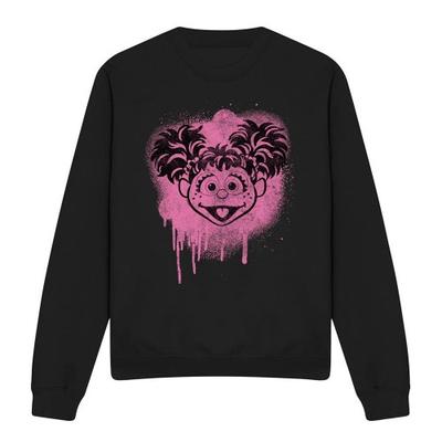 Sesame Street Unisex Adult Abby Cadabby Face Sweatshirt