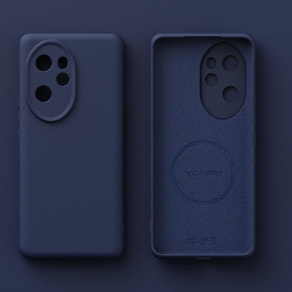 Original Liquid Silicone For Magsafe Case For Huawei Honor 500 300 200 X60 Magic 7 6 5 Pro Magnetic Wireless Charging Soft Cover