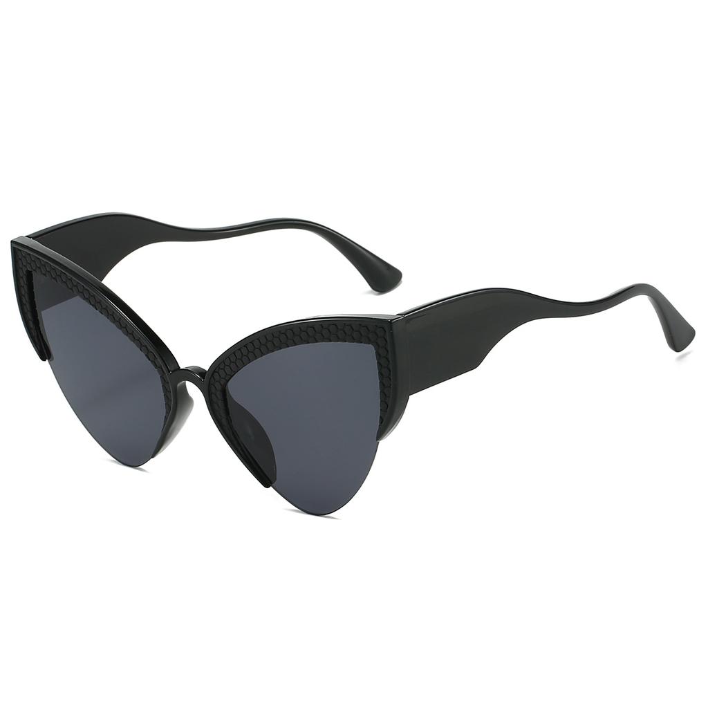 Women INS Brand Triangular Sunglasses Fashion Street Personalized Trends Sun Glasses Retro Cat Eyes Anti UV Beach Shades