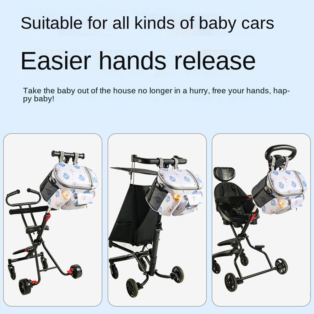Oxford Cloth Baby Pram Organizer Large-capacity Mommy Bag Stroller Accessories