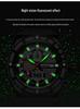 Sanda Men's Quartz Chronograph Fashion Watch with Three-Eye Dial and Calendar