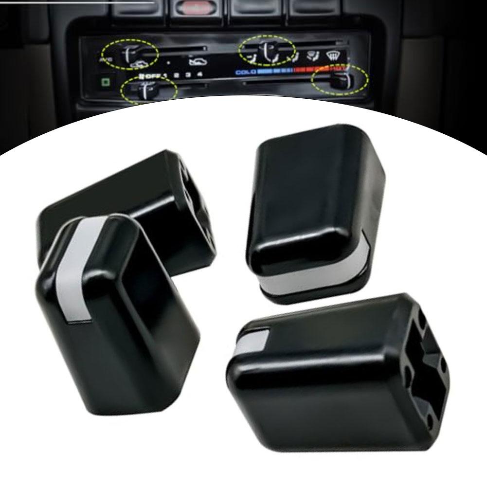 Car Climate Control Air Conditioner Knob Car Maintenance 4PCS Heater Control Knob Set Car Accessory Complete Set Of Knobs
