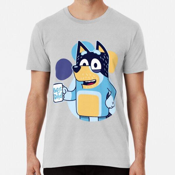 

Синяя футболка для папы S-5XL Лучшая футболка S