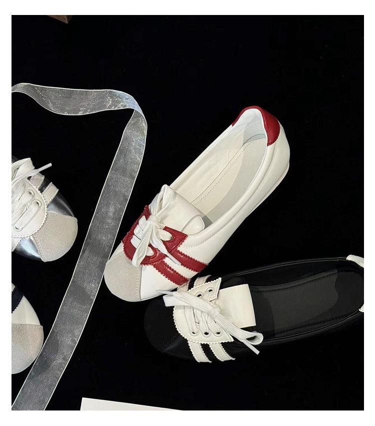 

Ретро туфли Мэри Джейн на плоской подошве, новый квадратный носок весна-осень 2025, на одно слово с неглубоким вырезом, модный и универсальный темперамент си 35