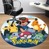 1pcPokemon Characters Office Round Area Rug, Indoor Mat Suitable For Office, Bedroom Living Room Home Decor, Room Deco,  Offic a0928171