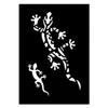 Pochoir Salamandre - Ki Sign - 7x10 cm - Adhésif - Repositionnable - Réutilisable