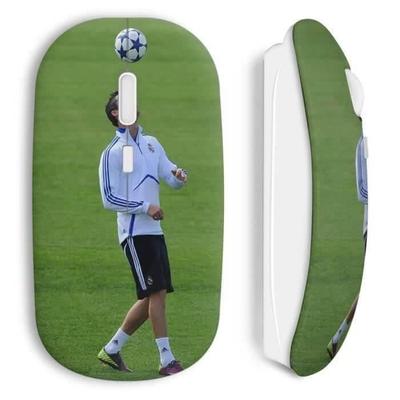 Wireless Mouse - MANIACASE - Cristiano Ronaldo - Compatible Mac and PC - WiFi USB Key - Color White