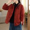 Giacca in Cotone con Cappuccio Ispessita Stile Coreano Invernale da Donna 2025 - Capo d'Abbigliamento Caldo Retrò Letterario