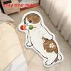 Tappeto Peluche Cartoon Mofusand con Design Stampato per Bagno Porta Ingresso Decorazione
