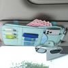 Car Sun Visor Organizer Sunglasses Clip Visor Organizer Sunglasses Holder Hanger Universal Car Interior Accessories